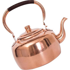 Handmade Copper Tea Kettle 3 Litre Capacity Stove Induction Hobs Practical Camping Kitchen