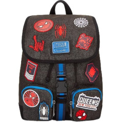 Loungefly Marvel Spider-Man Icons Patches Mini Backpack - BoxLunch Exclusive