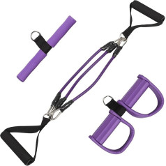 SOIMISS Fitness-pedalzugseil Mit Fußpedal-widerstandsband Verstellbares Trainingsband Mit Griffen Beintrainingsgerät Für Heimtraining Dehnungsgerät Mit Hoher Stabilität