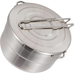 Faltbarer Camping Kochtopf Edelstahl 1,5l Tragbar Multifunktional Für Wandern Picknick Outdoor