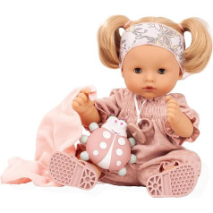 Götz 2518253 Maxy Aquini Butterfly Bath Doll - 42 cm Doll - Blonde Hair, Blue Sleeping Eyes - 8 Piece Set - Girl - Baby Doll