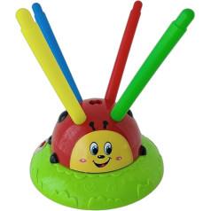 Spiele für Kleinkinder im Freien, spiel - Marienkäfer-Spaßspielzeug 2-in-1--Musik-Sprung,Sommerspielzeug, Spielgeräte für drinnen und draußen, spiel für die Geburtstagsfeier von Kindern und Erwachsene
