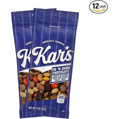 Kar's Nuts Peanut Butter 'N Dark Chocolate Trail Mix – 57 ml einzelne Snack-Packungen – 12 Stück, glutenfreie Snack-Mischung