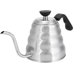 plplaaoo Schwanenhals-Kaffeekessel aus Edelstahl, Übergieß-Tropfbrauer, präzise Steuerung des Wasserflusses für Zuhause, Bar, Café, Edelstahl 304, 1200 ml, 1000 ml optional (1200 ml)