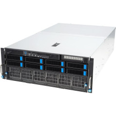 Statīva platforma (4u) esc8000a-e12 amd epyc 9004 (8x nvme/sata hs, 1xm.2, 2x10gbe, ipmi, 2+2 3000w)