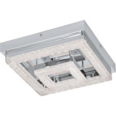 EGLO Wall/Ceiling Lamp, Steel, Integriert, 12 W, Chrome