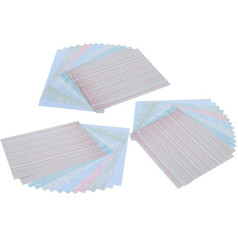 DIY Journal Hintergrundpapier, 42 Stück, Mehrmuster, Scrapbooking Fotoalbum Zubehör - Vielseitig Nutzbar, Hochwertiges Material, Ideal Für Bastelprojekte