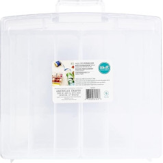 We R Memory Keepers 661313 Waschhi Bin Transparent Plastic Colourless