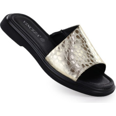 Sieviešu ādas čības zelta 66914 / 41