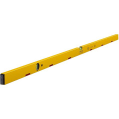 STABILA Magnetic Spirit Level Type 70 M, 180 cm, Lightweight Aluminium Profile, Strong Rare Earth Magnetic System, 1 Horizontal Level, 1 Vertical Level, Made in Germany