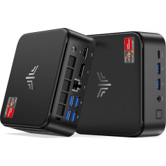 NiPoGi AM02PRO Mini PC AMD Ryzen 7 5800U 16GB Dual DDR4 512GB Nvme PCle3.0 SSD Micro Desktop Computer with Radeon RX Vega 8 Support DP + HDMI 4K, WiFi 6, BT5.2 for Business/Home/Office/Light Gaming