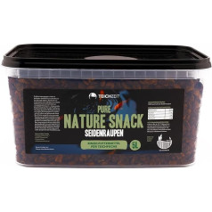 NatureHolic - Teichzeit Pure Nature Snacks - Silkworm Dolls I Good for Koi and Other Carp Fish I Healthy Growth I Important Minerals I 5 L