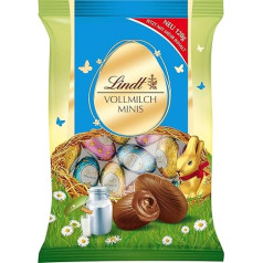 Lindt Chocolate Whole Milk Mini Eggs | 120 g | Mini Eggs Made of Milk Chocolate | Easter Eggs | Chocolate Eggs