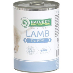 Nature's Protection kucēnu jēra gaļa 400g suņu barība