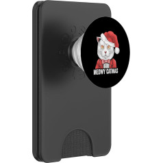 Meowy Catmas Weihnachtskatze, Weihnachtsmann PopSockets PopWallet für MagSafe