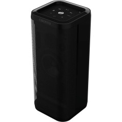 Reloop 100W Portable Bluetooth Speaker, Massive Bass Performance through 6 Inch Woofer Driver, 10 Hour Battery, 30 m Range, Black Groove Blaster BT