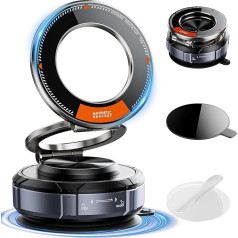 Generisch Magnetic Car Phone Holder, 360° Rotating Car Phone Holder Compatible with iPhone Android, Windshield Dashboard