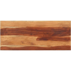 vidaXL Solid Wooden Replacement Tabletop for Dining Table in Sheesham Wood, Rosewood, 15-16 mm, 60 x 140 cm