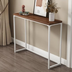 Metal Frame Console Sofa Table Modern Narrow Hallway Entrance Table Perfect Behind Couch or Foyer Accent Table