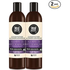 P-Beauty Naturkosmetik Conditioner with Acai Berry - Hair Conditioner Colour Protection, Regeneration & Coloured Hair - Hair Care for Shine, Smoothness & Better Combability for Dry Hair (2 x 300 ml)