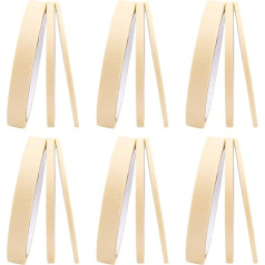 ULTECHNOVO 18 Rollen Masking Tape Nachfüllpackung Maniküre Klebeband in 3/5/12mm Breite Beige Abdeckband zum Reparieren von Papier und Gegenständen für Geeignet