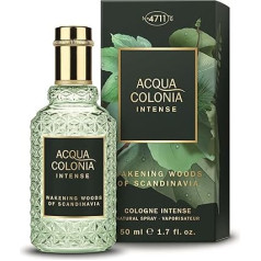 4711 Acqua Colonia® Intense | Wakening Woods of Scandinavia - Eau de Cologne, Aromatic Woody, Wellness for the Senses | 50 ml Natural Spray