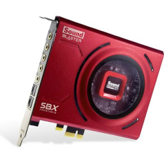 CREATIVE Sound Blaster Z SE Internal PCI-e Gaming Sound Card and DAC, 24-Bit/192KHz, 116dB SNR, ASIO, 600Ω Headphone Amplifier, Microphone EQ, Discreet 5.1/Virtual 7.1, Dolby Digital Live, DTS