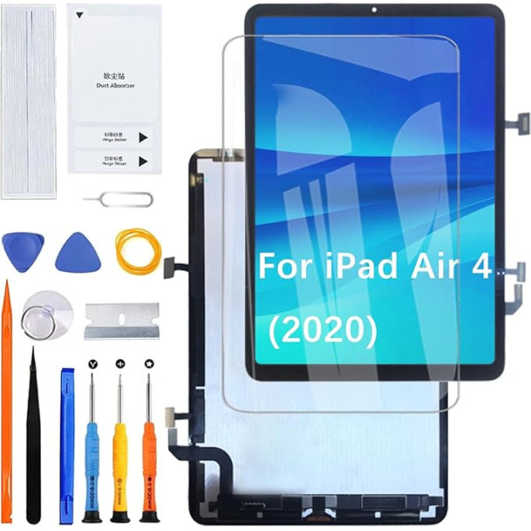 Display Screen for iPad Air 4 2020 10.9 Inch A2324 A2072 A2325 A2316 LCD Screen Replacement Assembly Repair Kit