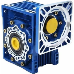 NMRV063 Flange 110x110mm Worm Gearbox Speed Reducer 19mm Input Bore and 28mm Output Bore Metallgetriebe