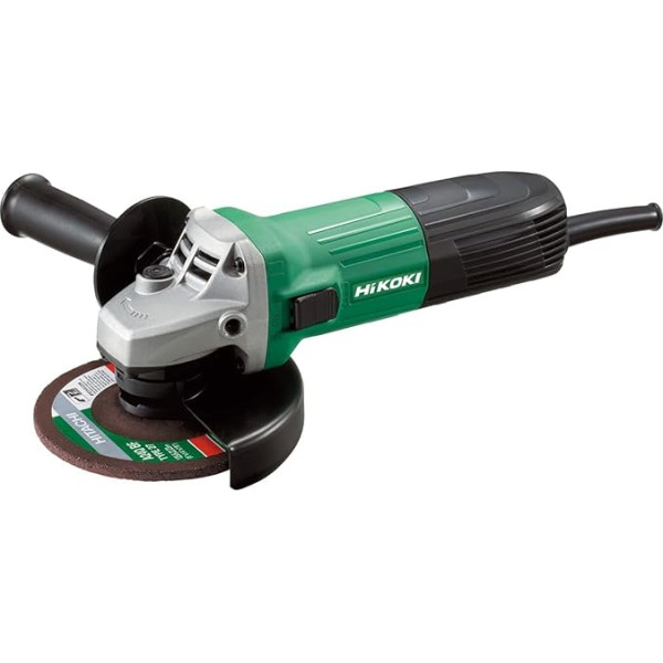 HiKOKI Angle Grinder G13STA (600 W, 240 V, 11,500 rpm, Disc Diameter: 125 mm, Spindle Locking, Includes Accessories, in Box)