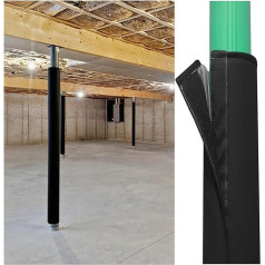 Generisch „4–5 Zoll Dicke Schaumstoff-Sicherheitsstangenpolster – abnehmbare Polsterumhüllung für runde Säulen mit 2–8 Zoll Durchmesser, ideal zum Schutz von Fitnessstudios, Kellern, Spielplätzen und