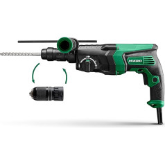HIKOKI Drill and Chisel Hammer, DH26PMCWSZ (in Transport Case) (830 Watt) (SDS-plus) 240 V incl. 13 mm SSBF