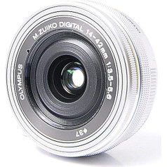 Olympus M.ZUIKO DIGITAL ED 14-42mm 1:3.5-5.6 EZ Lens - Silver