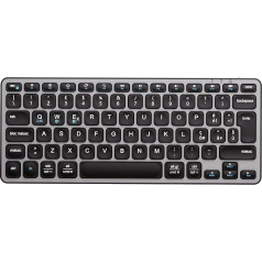 iClever Bluetooth Keyboard Compact Keyboard Mac Wireless (2.4GHz + Bluetooth) Italian QWERTY Layout USB C Rechargeable Ultra Thin Compatible with Mac for MacBook Pro/Air/iMac, iPad