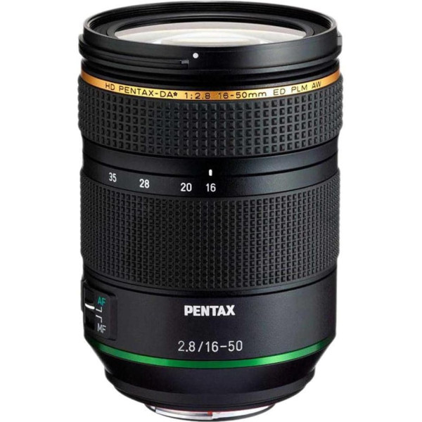 HD Pentax DA 16-50mm F2.8ED PLM AW Standard Large Aperture Zoom Lens for Use with K-Mount APS-C Format Digital SLR Cameras, 28030