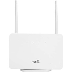 Wireless Router, Mobile Router 4G Wireless WAN + LAN Port Support SIM Card for Windows (European Regulations)