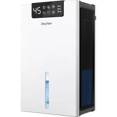 Dehumidifier, 2700 ml Electric Dehumidifier, 28 dB Quiet Energy-Saving Dehumidifier for Home, Basement, Dehumidifier with Air Filter, Automatic Shut-Off, LED Display, White