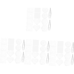 VILLCASE 4 Sets Doudou Board Safety Beads Pegboards Seed Beads Plank Friendship Friendship Gifts Portable Craft Bead Board Safety Bead Pegboard Assortment