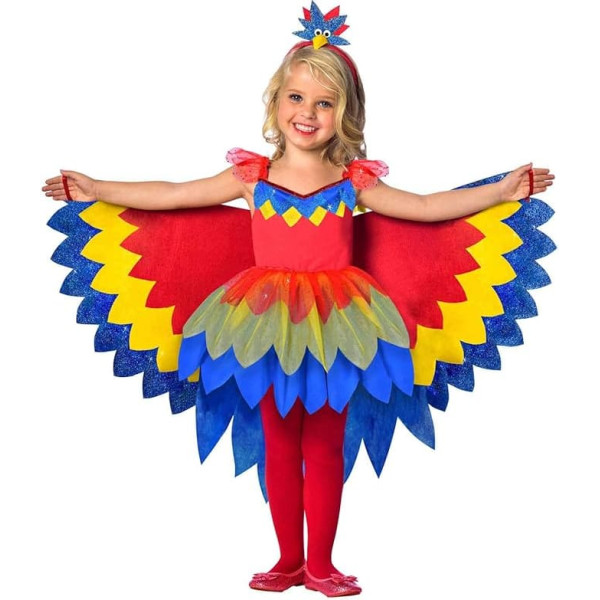 Amscan Parrot Fairy Costume, multicoloured