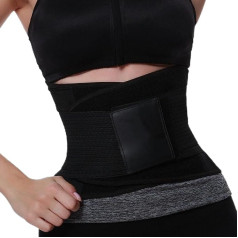 AYNKH Taillentrainer-Gürtel, doppelt verstellbar, Körperformer, Taillenmieder, Trimmer, Bauchkontrolle, Workout, Sportgürtel mit Armband, Rückenstütze, atmungsaktiv, stärken, Schweißgürtel für