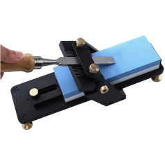 Fixed Angle Aluminium Wood Chisel Sharpening Frame Quick Knife Sharpener Stone Tool Non-Slip Sharpener Woodworking Tools Power Tool