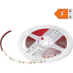 LED lente 12V, Samsung mikroshēma 2835, 120L/m, 1260lm/m, 12W/m, IP20, 6000K, 5m