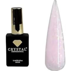 Base Coat UV Gel 12 ml Base Coat for Fingernails with Glitter Effect Base Gel for Nails UV for Perfect Adhesion and Easy Application UV Nail Polish with Self-Smoothing Formula Light Pink 003