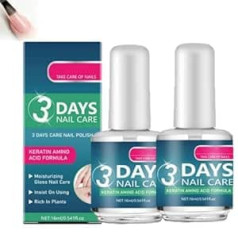3 Day Nail Care, 2026 Nail Care Oil with Keratin Amino Acid Formula, Keratin 3 Day Growth Strengthening Treatment for Advanced Nail Nourishment and Fast Results (2 Pieces)