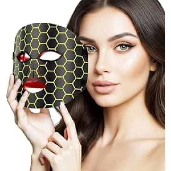 BRICH LED Spectrum Mask Face with 7 Light Colours - Versatile Care for Radiant and Balanced Skin Complexion - Adapted to Different Skin Needs