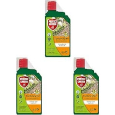PROTECT GARDEN Turboclean Weed Killer for Stubborn Weeds such as Goutweed and Horsetail, 1000 ml Concentrate (Pack of 3)