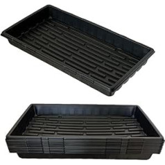 1020 Trays Microgreens Seed Tray for Children's Room, Homes, Garden, Propagation Trays, Microgreens, Seed Tray without Holes, Pack of 10