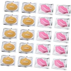 Pack of 20 Exfoliating Lip Mask Lip Care Lip Treatment Lip Care Cracked Lip Sleep Mask Gel Lip Masks Exfoliating for Lips Collagen Material