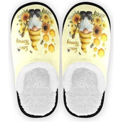Boccsty Hausschuhe Damen Winter Memory Foam Hausschuhe Rutschfeste Hausschuhe für Zuhause M