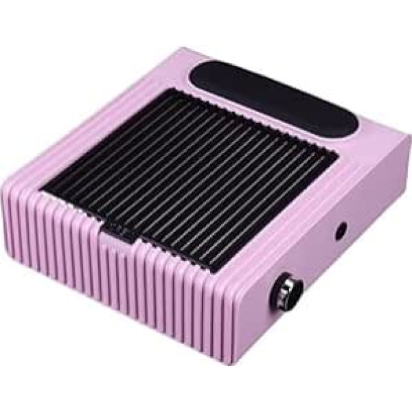 EDEDE Staubabsaugung für nägel, 80w Nagel-Staubsammler, verstellbare, stark saugende Nagelmaschine, geeignet for den Heimgebrauch im Salon, Nagelstaubsammler für Nagelstudio und Zuhause(Pink)